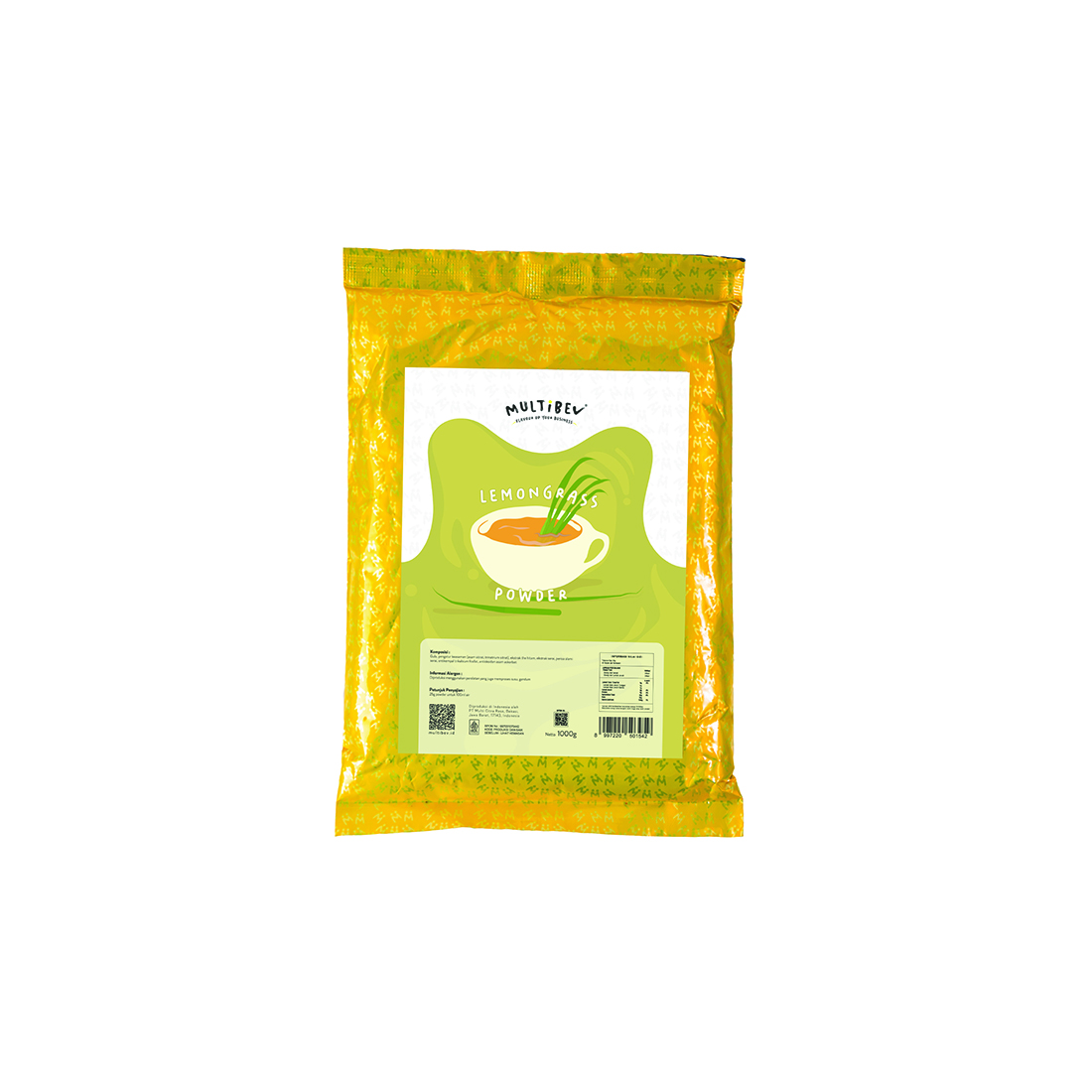 Multibev Bubuk Lemongrass, Sirup/Bubuk Halal Minuman Kekinian ala Kafe dan Restoran