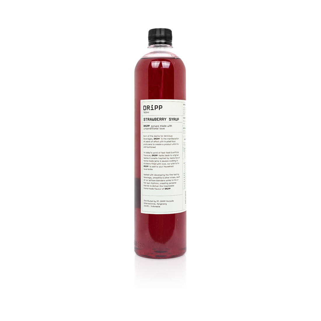 DRiPP Strawberry Syrup - Perasa Minuman Berbentuk Sirup Rasa Stroberi Untuk HORECA